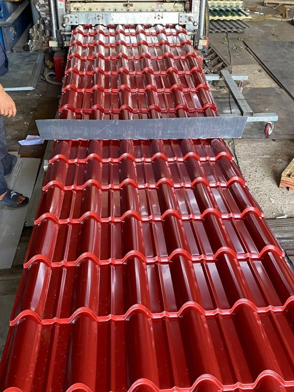 Tole Mạ Màu Đỏ Đô - Ảnh 3